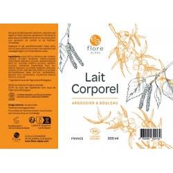 Lait corporel Argousier et Sève de bouleau BIO - Cosmos Organic