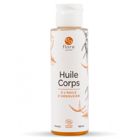 Huile Corps à l'huile d'argousier Bio - Cosmos Organic